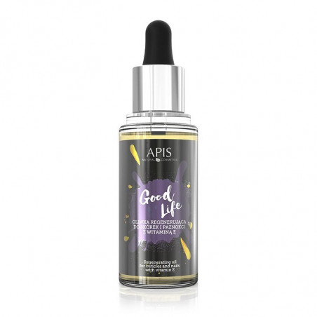  APIS GOOD LIFE OLIWKA REGENERUJĄCA DO SKÓREK I PAZNOKCI Z WITAMINĄ E, 30 ml Activ 