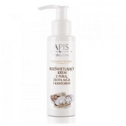 APIS Exclusive terApis rozświetlający krem z perłą, złotą algą i kawiorem 100ml    