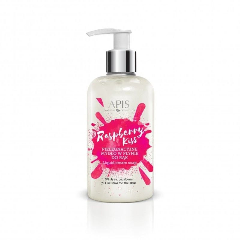 APIS Raspberry Kiss - Pielęgnacyjne mydło w płynie do rąk 300ml
