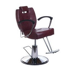  Fotel barberski HEKTOR BH-3208 Wiśniowy