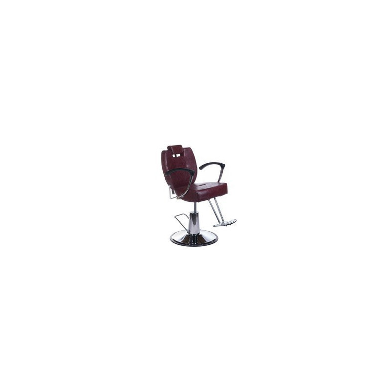  Fotel barberski HEKTOR BH-3208 Wiśniowy Beauty System