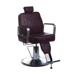  Fotel barberski HOMER BH-31237 Wiśniowy