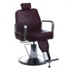  Fotel barberski HOMER BH-31237 Wiśniowy
