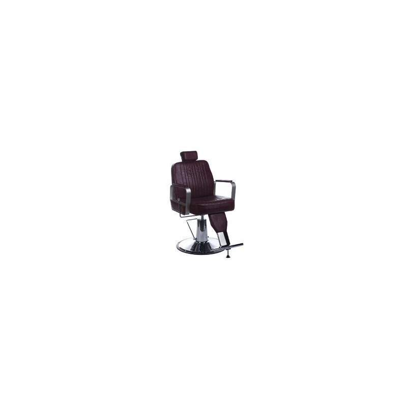  Fotel barberski HOMER BH-31237 Wiśniowy Beauty System