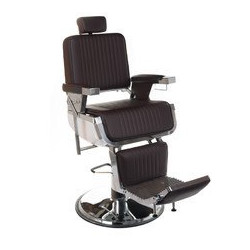  Fotel barberski LUMBER BH-31823 Brązowy