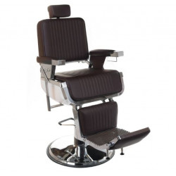  Fotel barberski LUMBER BH-31823 Brązowy Beauty System