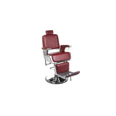  Fotel barberski LUMBER BH-31823 Burgund