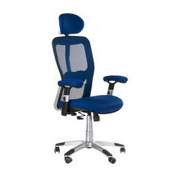  Fotel ergonomiczny CorpoComfort BX-4147 Niebieski