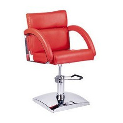 Fotel fryzjerski DINO czerwony BR-3920