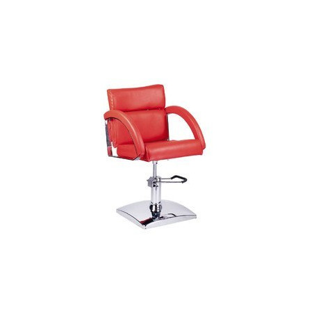  Fotel fryzjerski DINO czerwony BR-3920