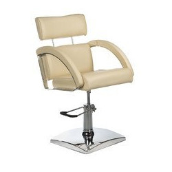  Fotel fryzjerski DINO kremowy BR-3920
