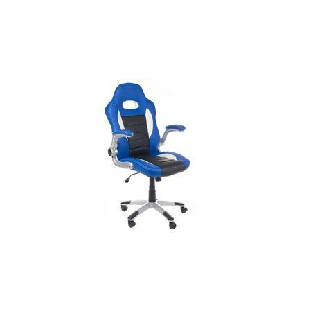 BEAUTY SYSTEM Fotel gamingowy RACER CorpoComfort BX-6923 Niebies                      
