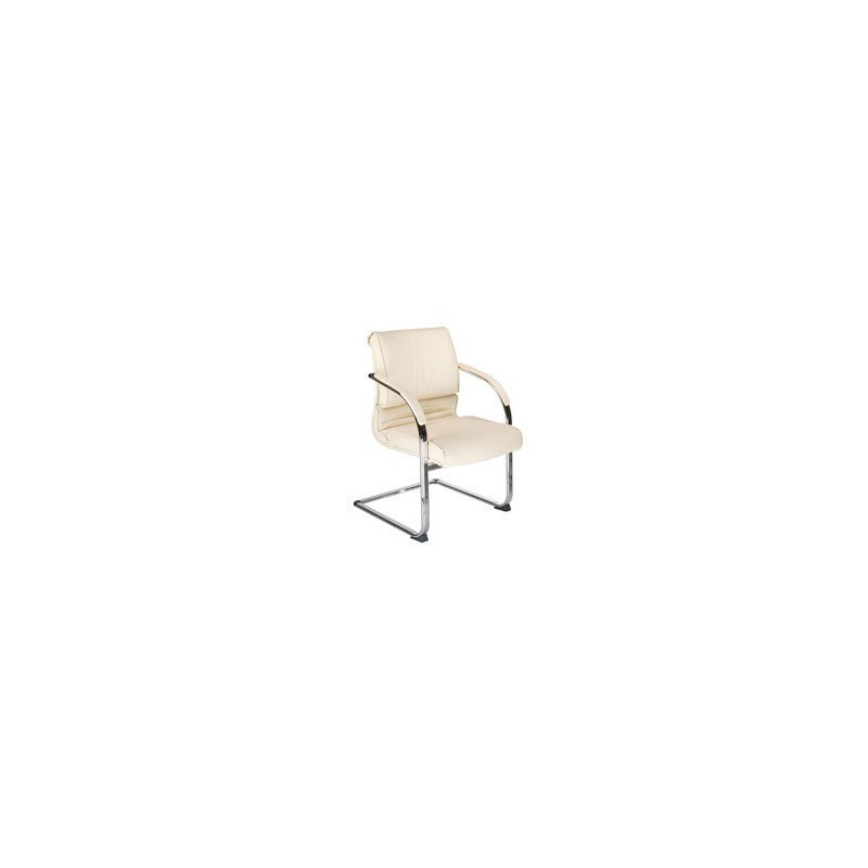 Beauty System Fotel konferencyjny CorpoComfort BX-3339B Kremowy 