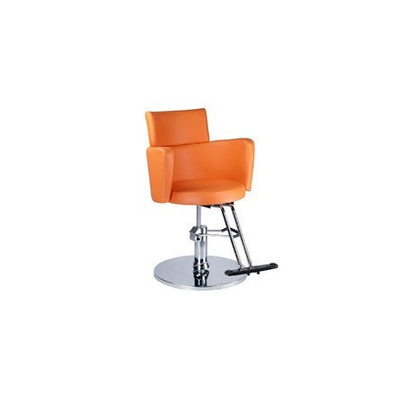  Fotel fryzjerski LUIGI BR-3927 pomarańczowy Beauty System