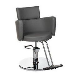  Fotel fryzjerski LUIGI BR-3927 szary Beauty System