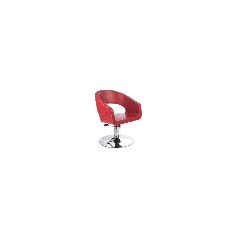  Fotel fryzjerski Paolo BH-8821 czerwony Beauty System