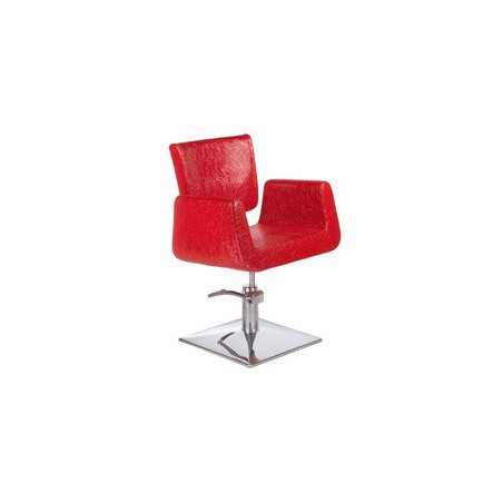  Fotel fryzjerski Vito BH-8802 czerwony LUX