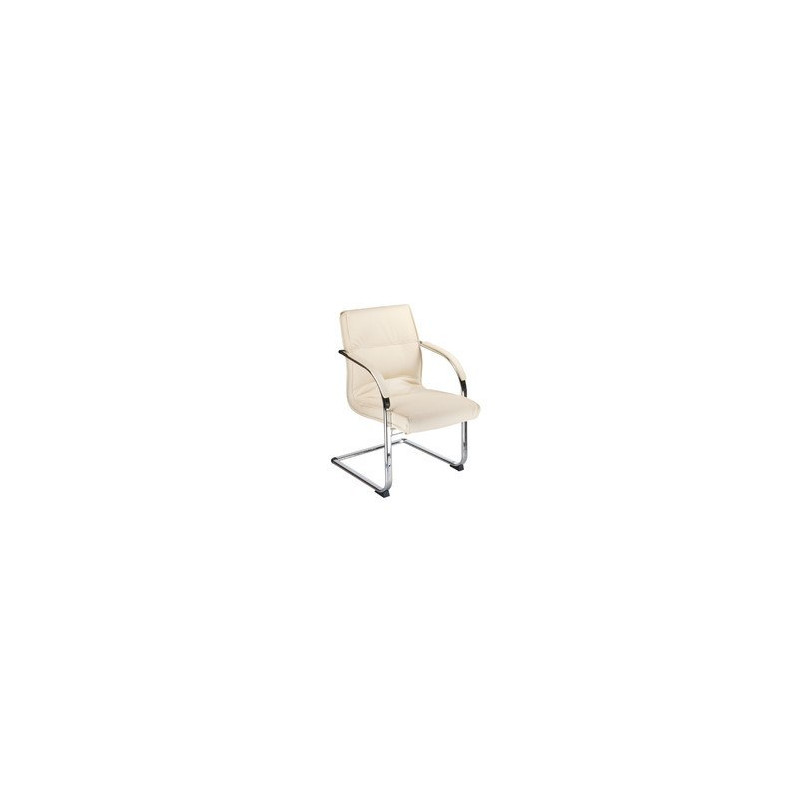  Fotel konferencyjny CorpoComfort BX-3346 Kremowy Beauty System