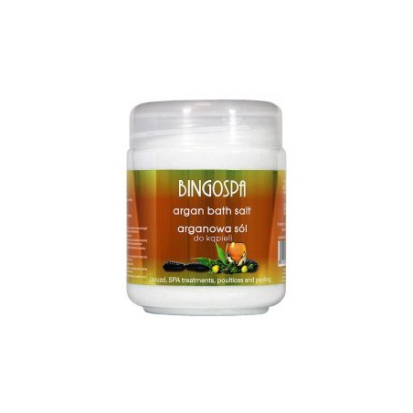 BINGOSPA Arganowa sól do kąpieli  550g 