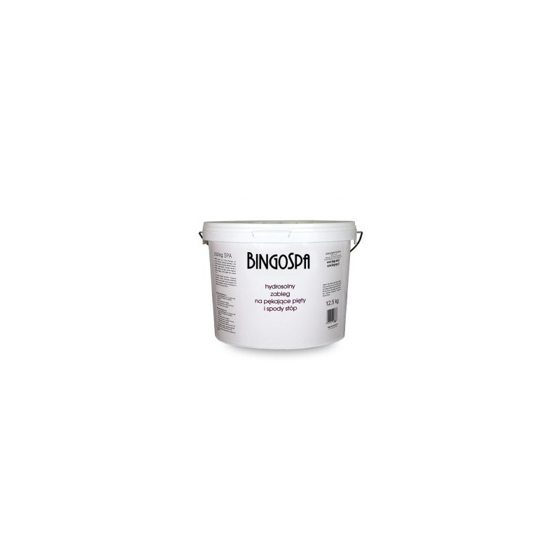 BINGOSPA Hydrosolny zabieg na pękające pięty i spody stóp Wiaderko  12,5kg 