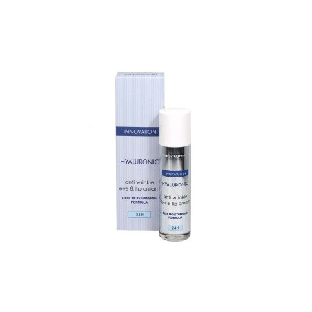 BINGOSPA Innovation HYALURONIC Krem przeciwzmarszczkowy do okolic oczu i ust z formułą głęboko nawilżającą   