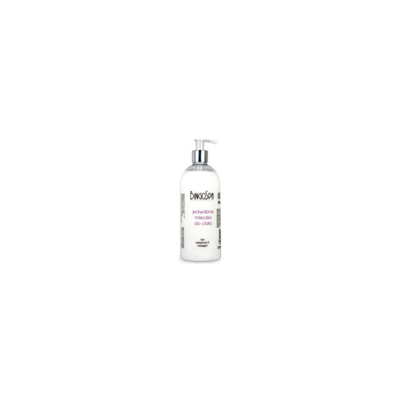 BINGOSPA Jedwabne mleczko do ciała kolagen 500ml  