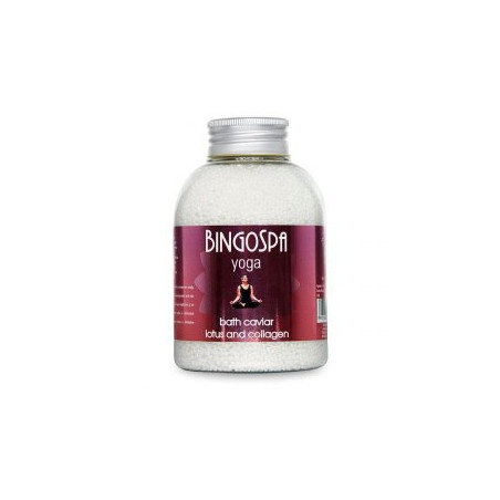 BINGOSPA Kawior do kąpieli lotos i kolagen 380g  