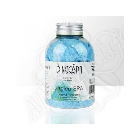 BINGOSPA Kąpiel mleczna z jedwabiem i lnem 620g