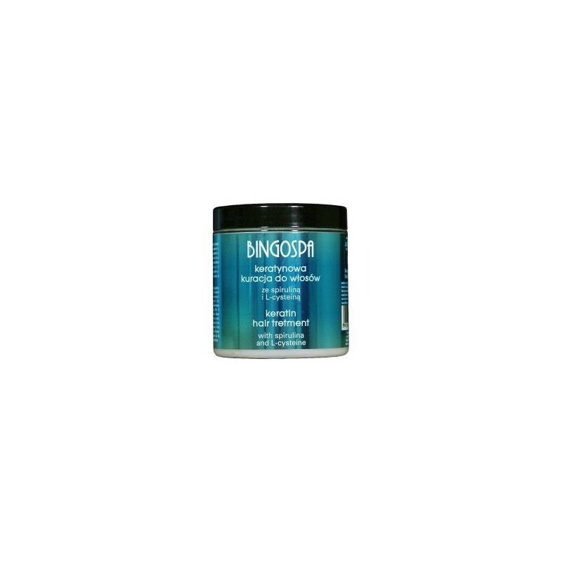 BINGOSPA Keratynowa kuracja do włosów ze spiruliną i L-cysteiną 250g                                               !  