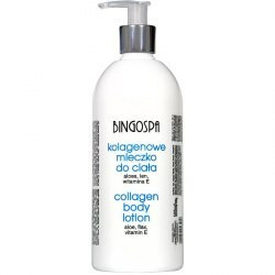 BINGOSPA Kolagenowe mleczko do ciała - aloes, len, witamina E 500ml        