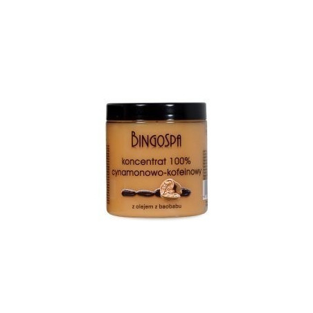 BINGOSPA Koncentrat 100% cynamonowo-kofeinowy z olejem baobabu 250g                                                           