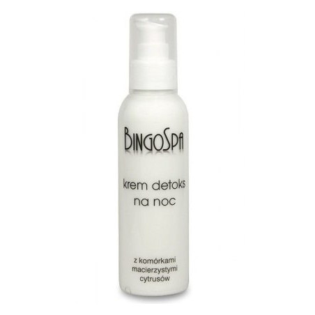 BINGOSPA Krem detoks na noc z komórkami macierzystymi cytrusów 135g  