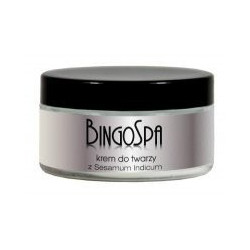 BINGOSPA Krem do twarzy z olejkiem sezamowym 100g  