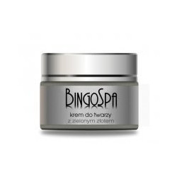 BINGOSPA Krem do twarzy z zielonym złotem 50g   