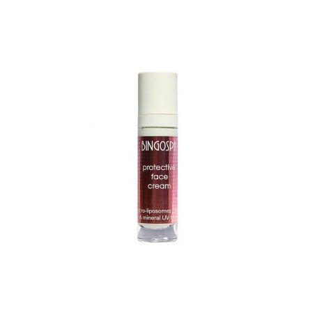BINGOSPA Krem ochronny do twarzy z mikroliposomami DHEA i mineralnym filtrem UV 50g  