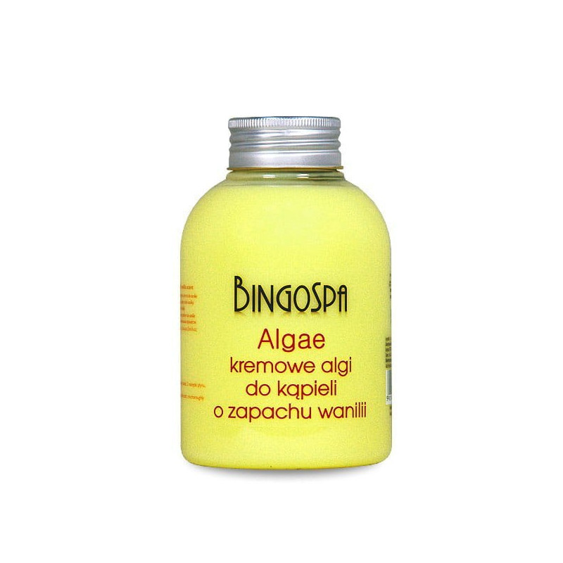 BINGOSPA Kremowe algi do kąpieli o zapachu wanilii 500ml  