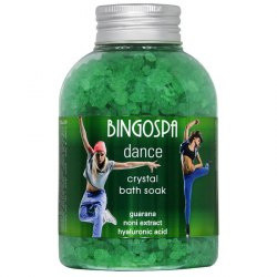 BINGOSPA Kryształy do kąpieli - guarana, ekstrakt z Noni, kwas hialuronowy 650g