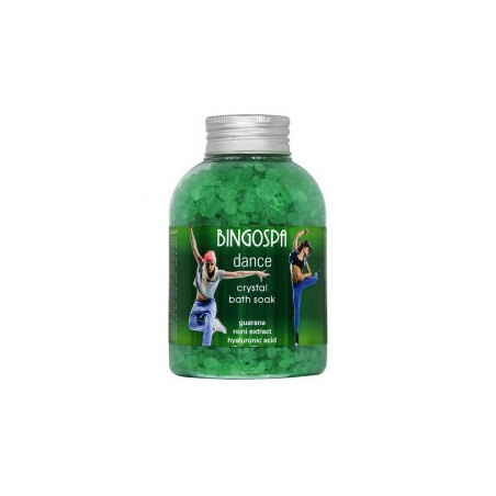 BINGOSPA Kryształy do kąpieli - guarana, ekstrakt z Noni, kwas hialuronowy 650g