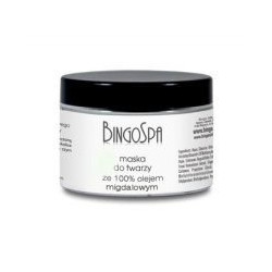 BINGOSPA Maska do twarzy 100% z olejem migdałowym 100g