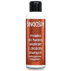 BINGOSPA Maska do twarzy z ekstraktem z drożdży piwnych wzbogacona kolagenem 150g  