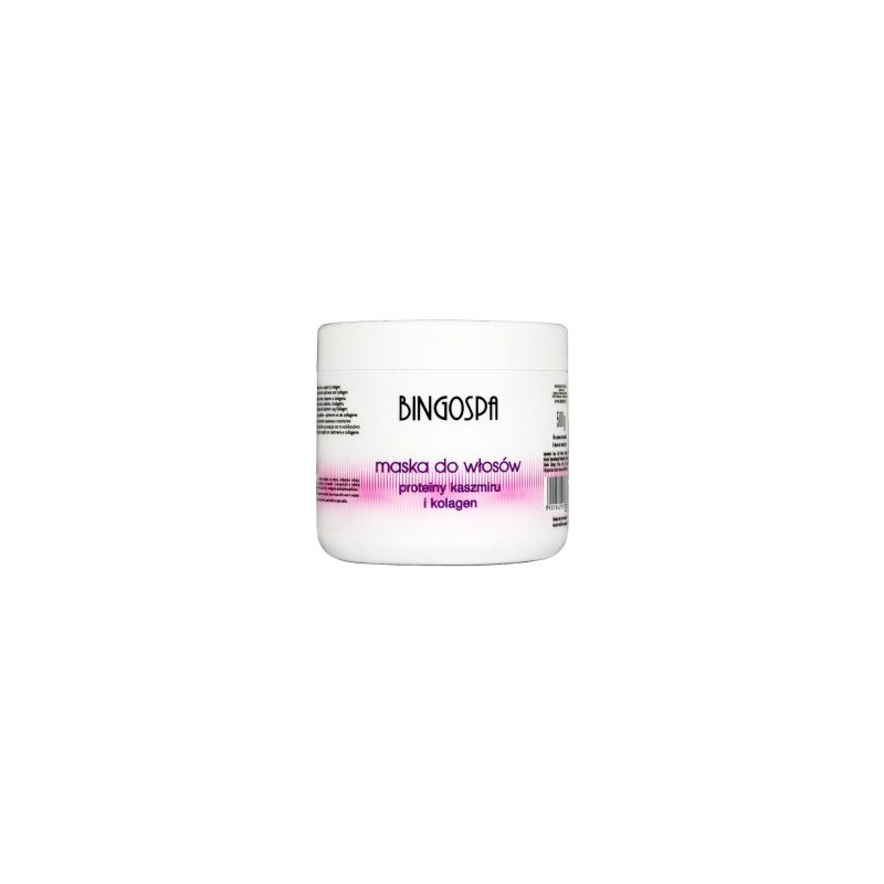 BINGOSPA Maska do włosów proteiny kaszmiru i kolagen 500g  
