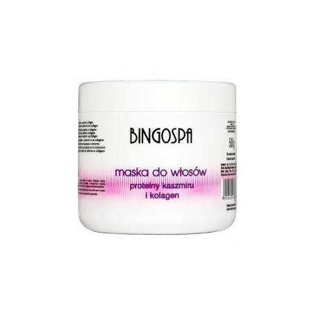 BINGOSPA Maska do włosów proteiny kaszmiru i kolagen 500g  
