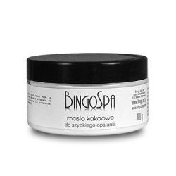 BINGOSPA Masło kakaowe do szybkiego opalania 100g    ! cj