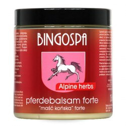 BINGOSPA maść końska Pferdebalsam forte z alpejskim ziołami 500 ml