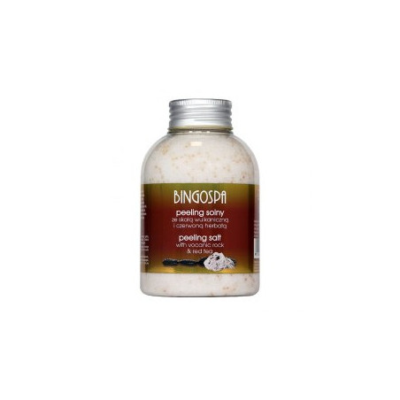 BINGOSPA Peeling solny ze skałą wulkaniczną i czerwoną herbatą  580g    