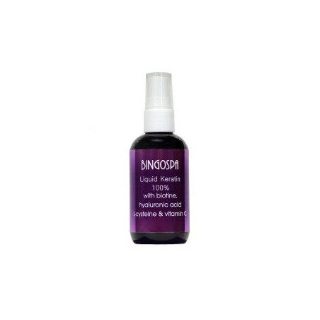 BINGOSPA Płynna keratyna 100% z biotyną, kwasem hialurownowym, l-cysteiną i witaminą C 100ml  