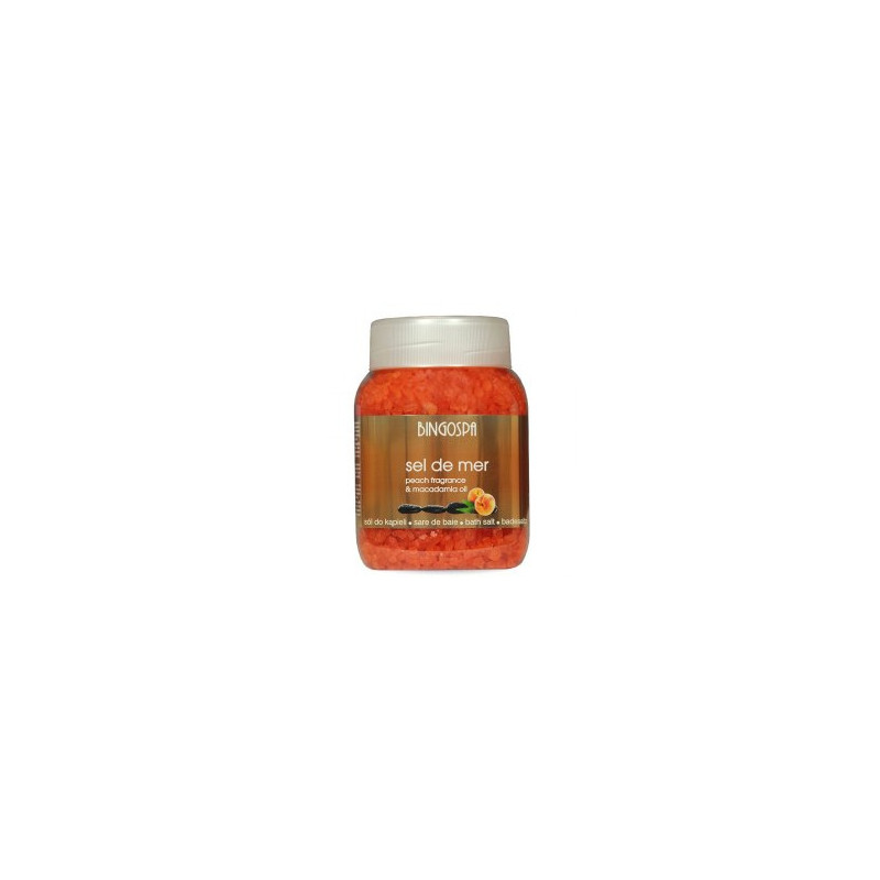 BINGOSPA Sel de Mer Brzoskwinia i olej makadamia  1350 g