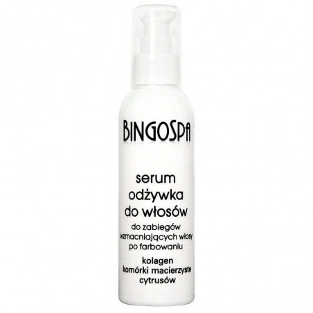 BINGOSPA Serum odżywka do włosów kolagen, komórki macierzyste cytrusów 150g  