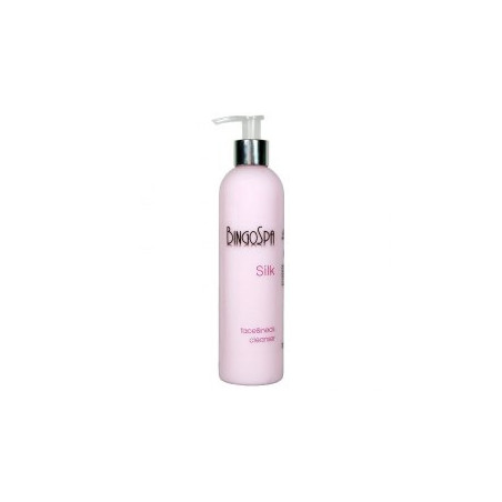 BINGOSPA Silk mleczko do mycia twarzy i szyji 300ml  