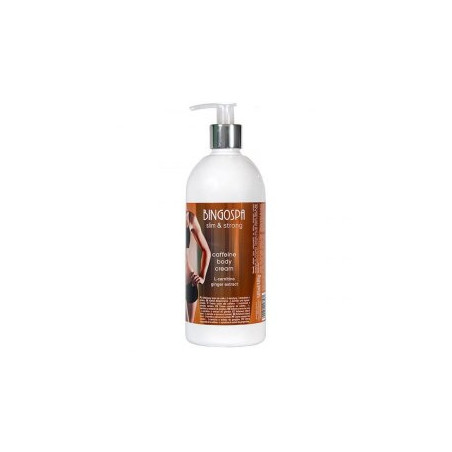BINGOSPA SLIM&STRONG Kofeinowy krem do ciała z L-karnityną i ekstraktem z imbiru 500ml  